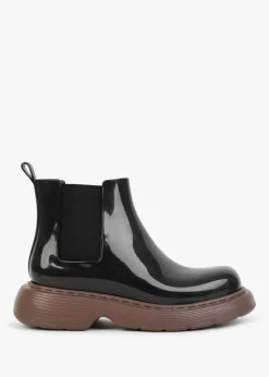 Step Black Chelsea Boots