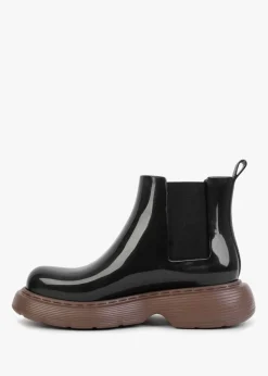 Step Black Chelsea Boots