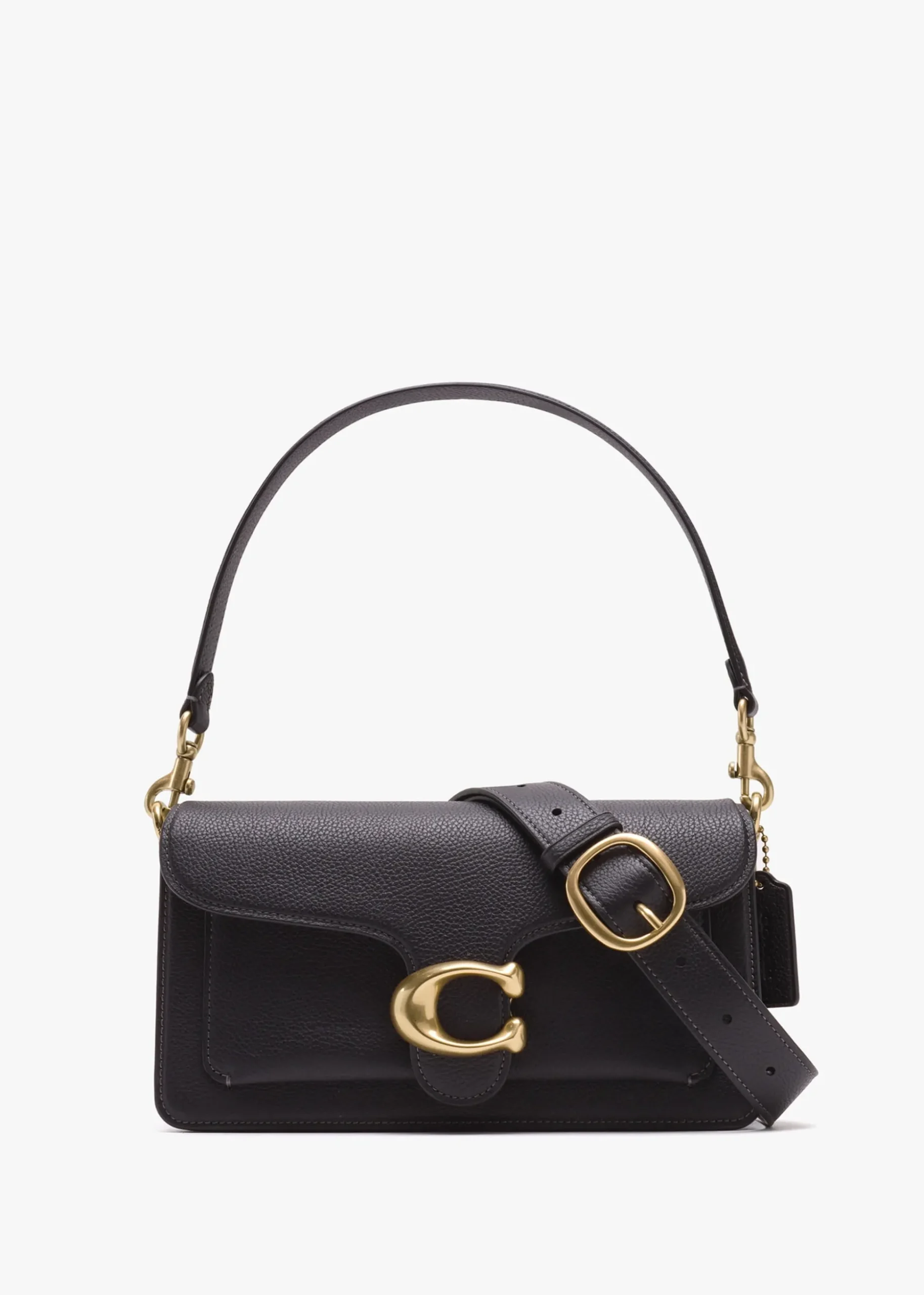 Tabby 26 Black Leather Shoulder Bag