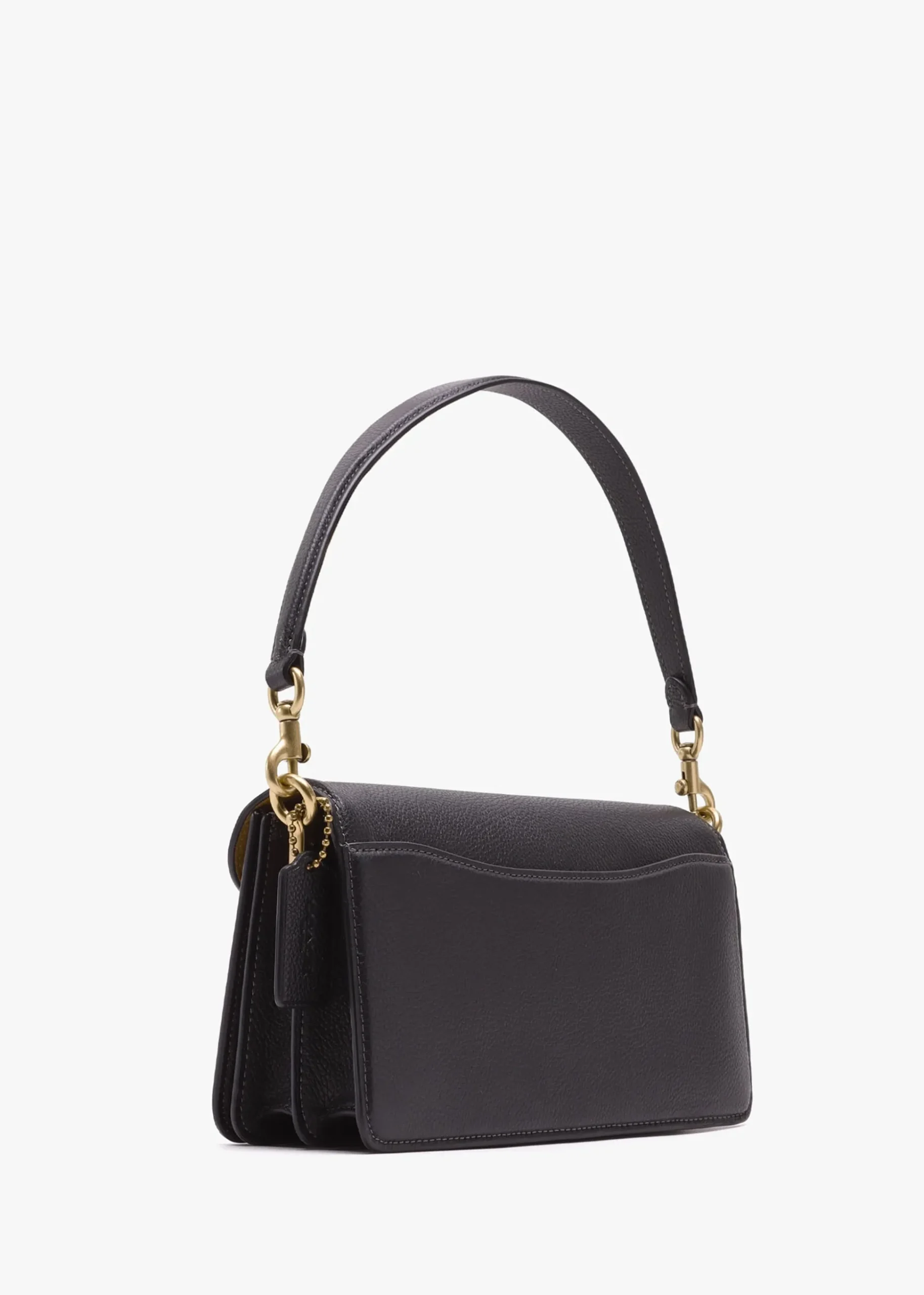 Tabby 26 Black Leather Shoulder Bag
