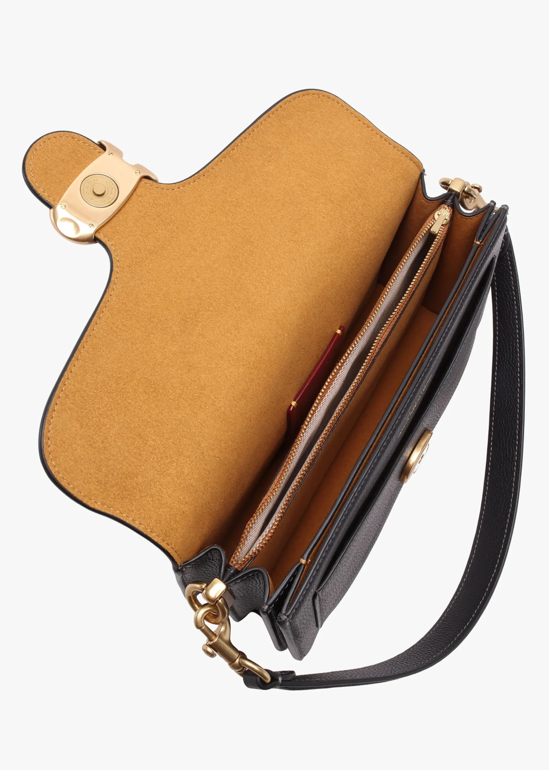 Tabby 26 Black Leather Shoulder Bag
