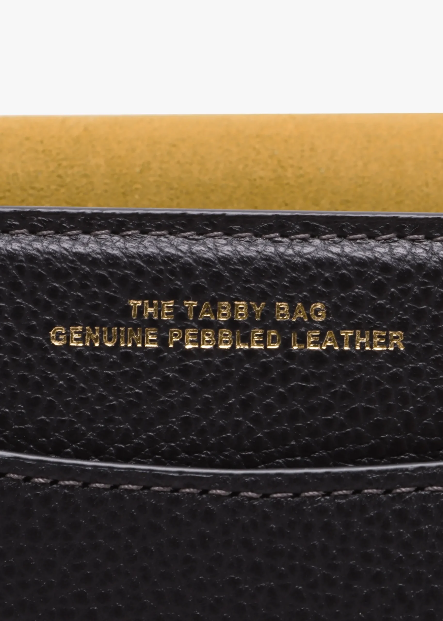 Tabby 26 Black Leather Shoulder Bag