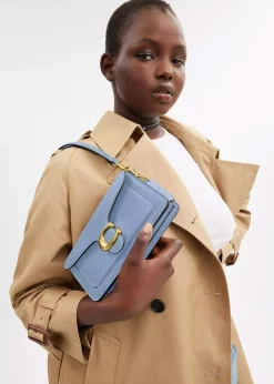 Tabby 20 Bluebell Leather Shoulder Bag