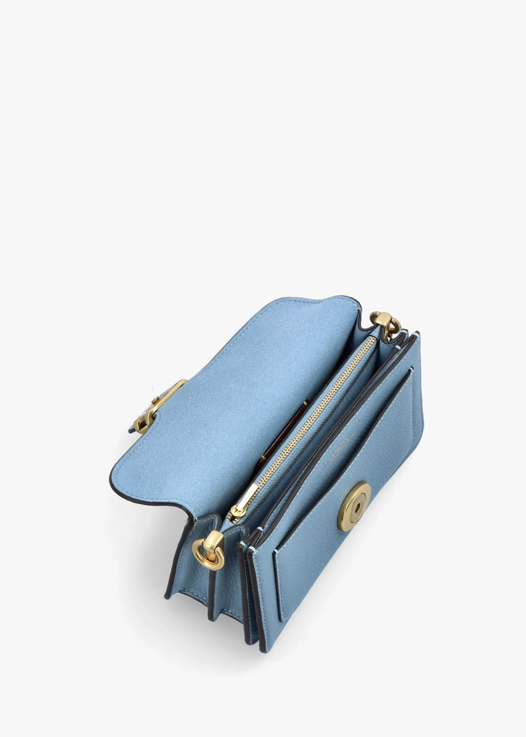 Tabby 20 Bluebell Leather Shoulder Bag