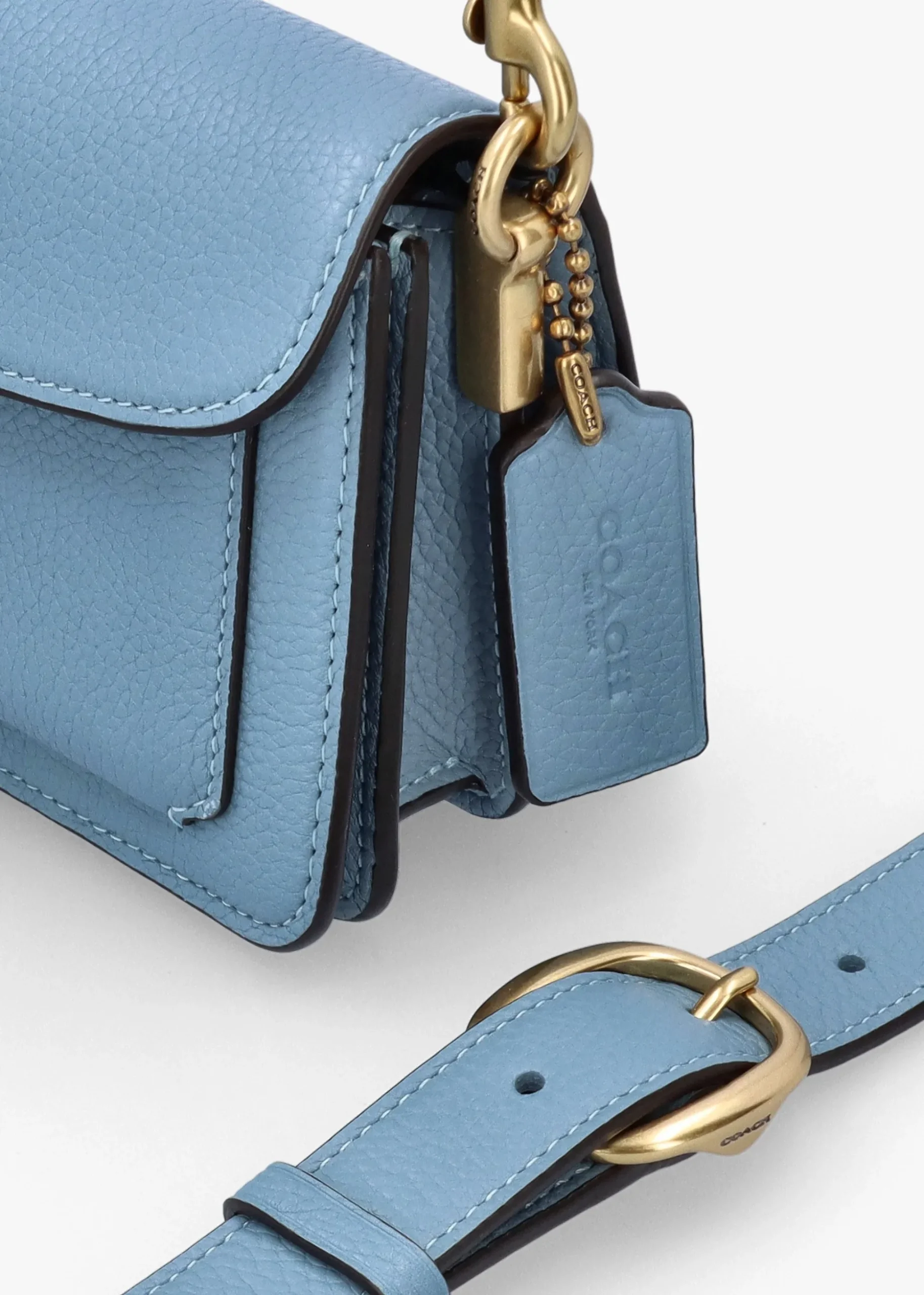 Tabby 20 Bluebell Leather Shoulder Bag