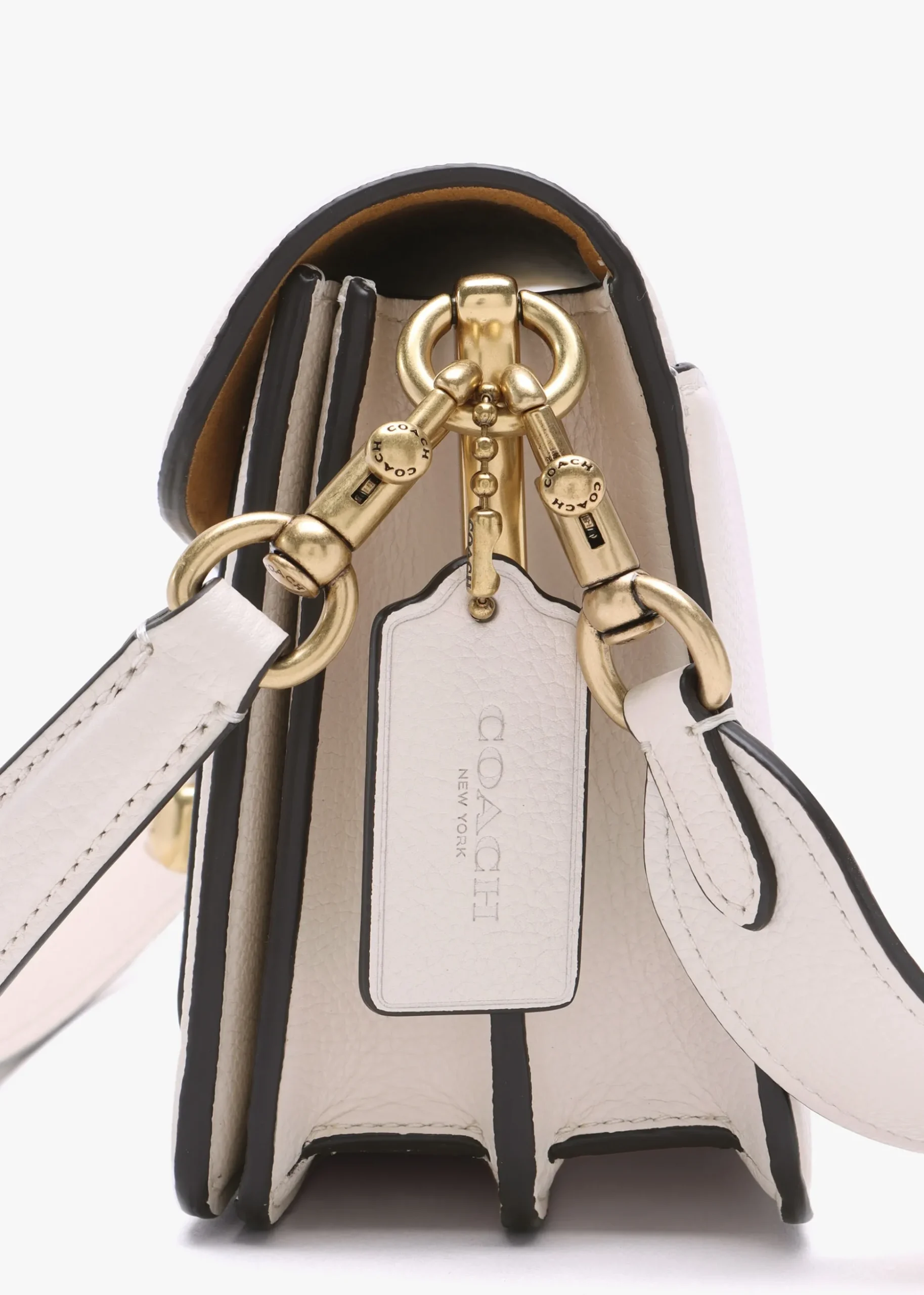Tabby 26 Chalk Leather Shoulder Bag
