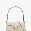 Tabby 20 Chalk Leather Shoulder Bag