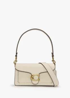 Tabby 20 Chalk Leather Shoulder Bag