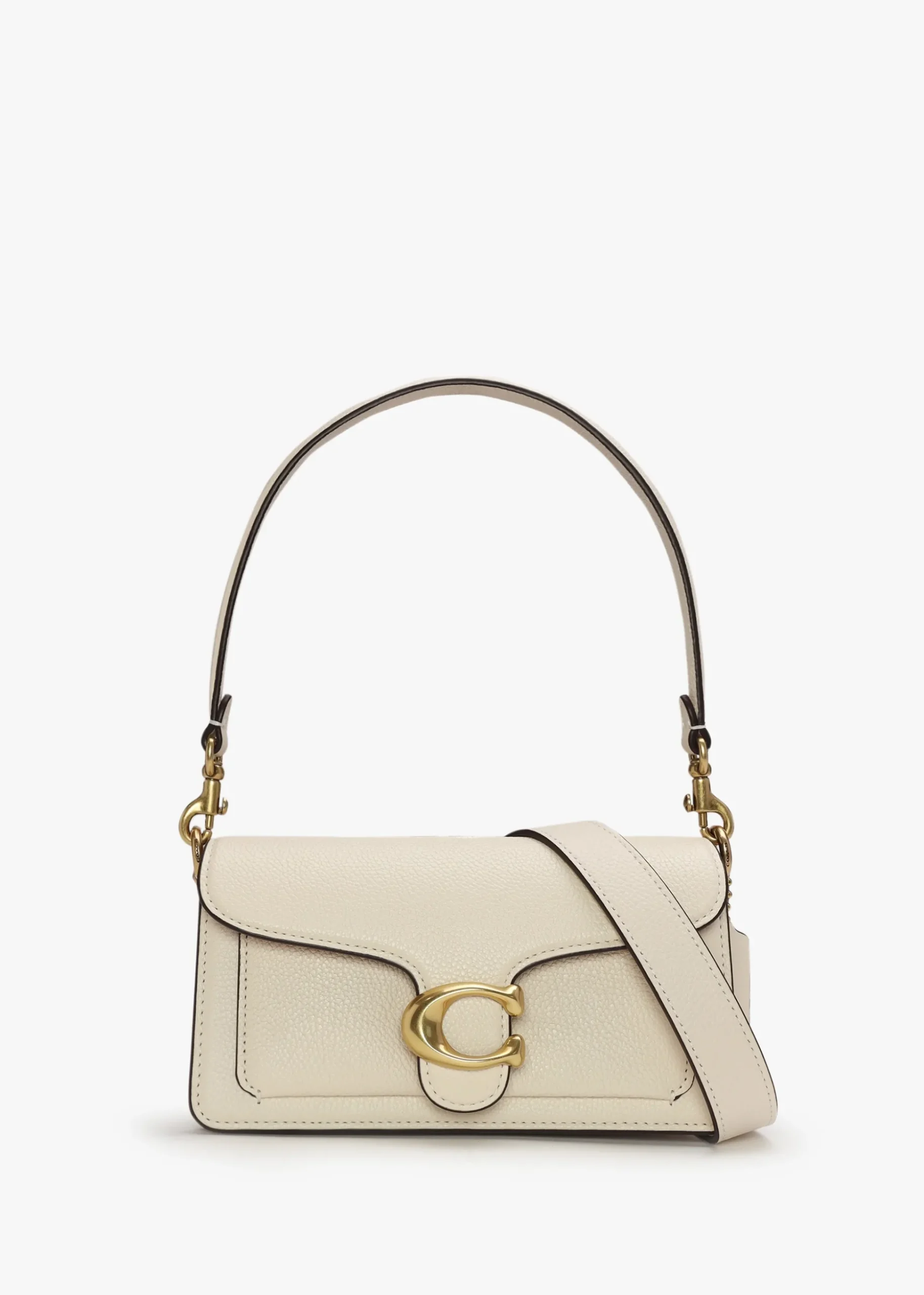 Tabby 20 Chalk Leather Shoulder Bag