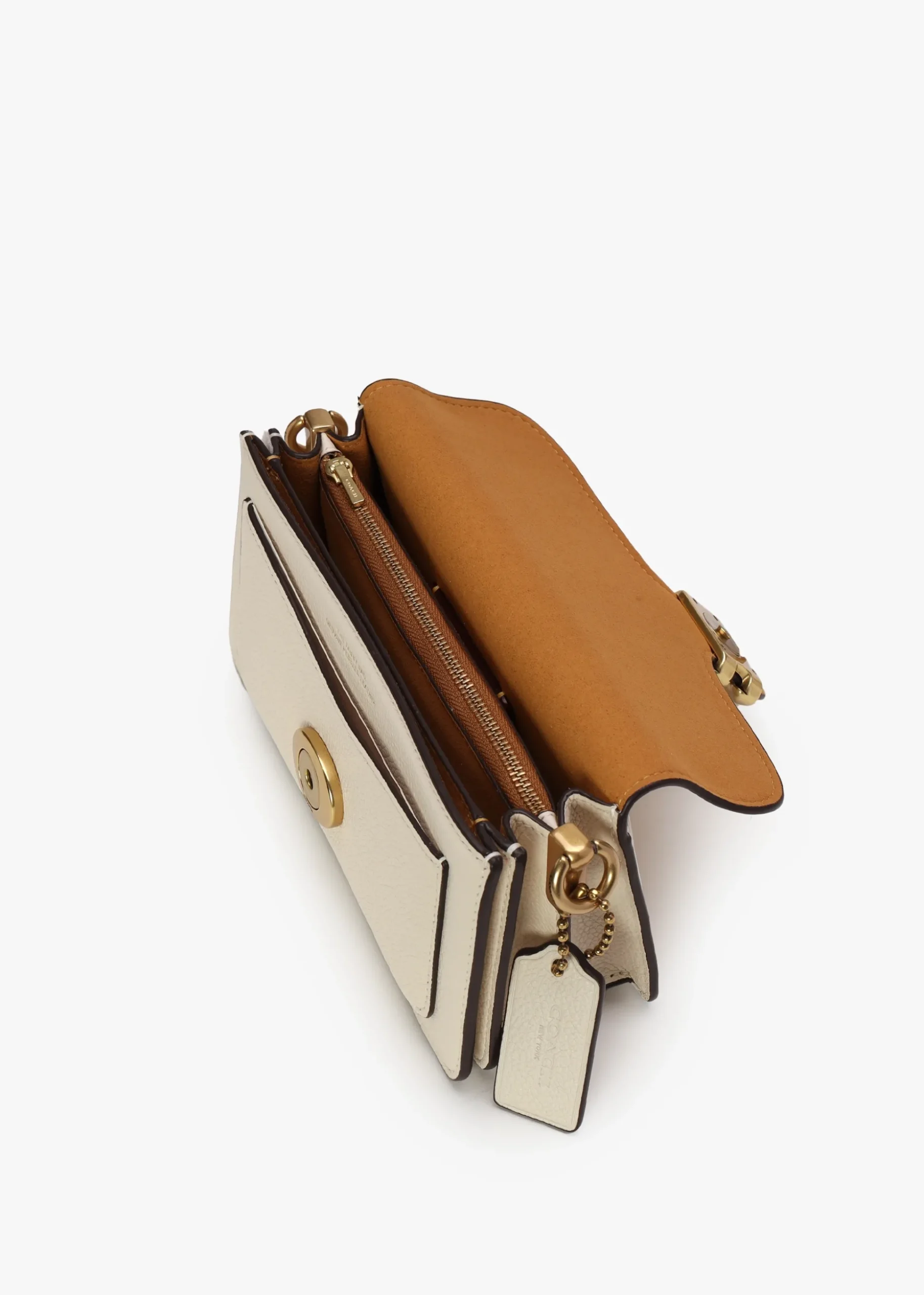 Tabby 20 Chalk Leather Shoulder Bag