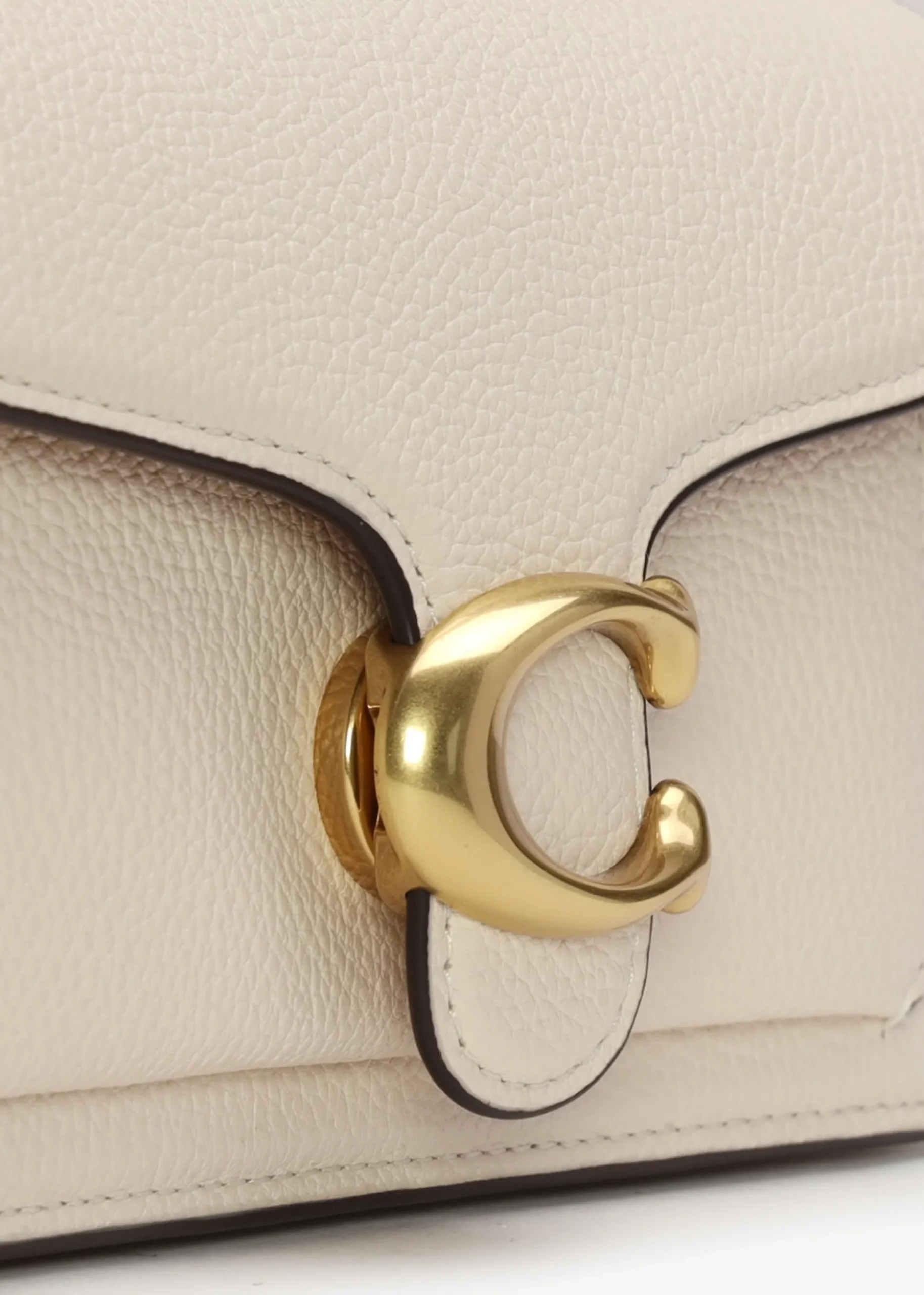 Tabby 20 Chalk Leather Shoulder Bag