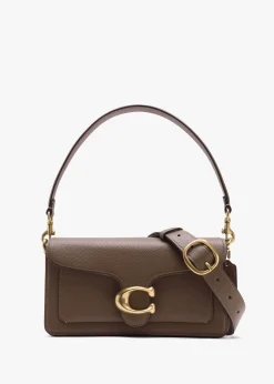 Tabby 26 Dark Stone Leather Shoulder Bag