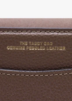 Tabby 26 Dark Stone Leather Shoulder Bag