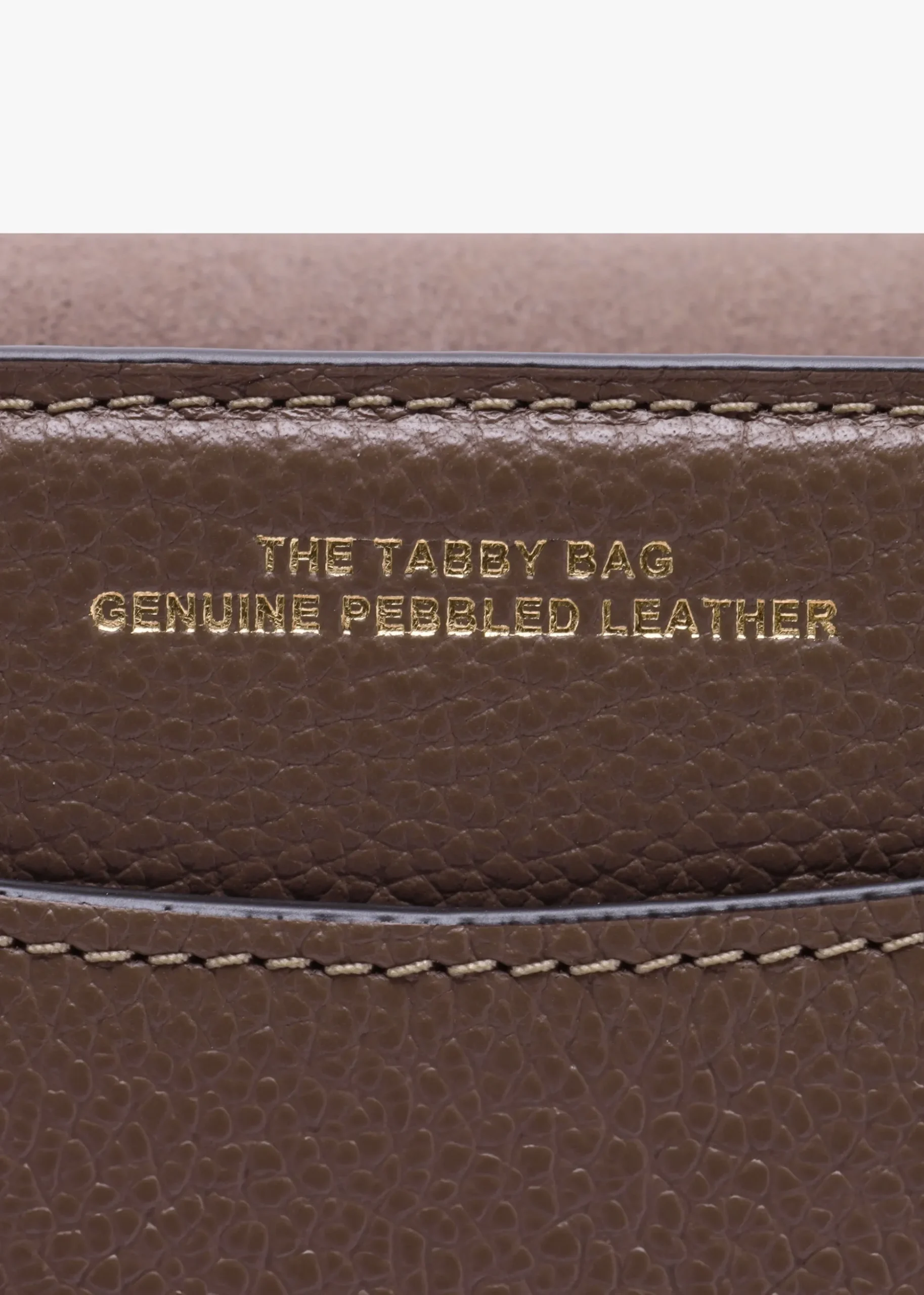 Tabby 26 Dark Stone Leather Shoulder Bag