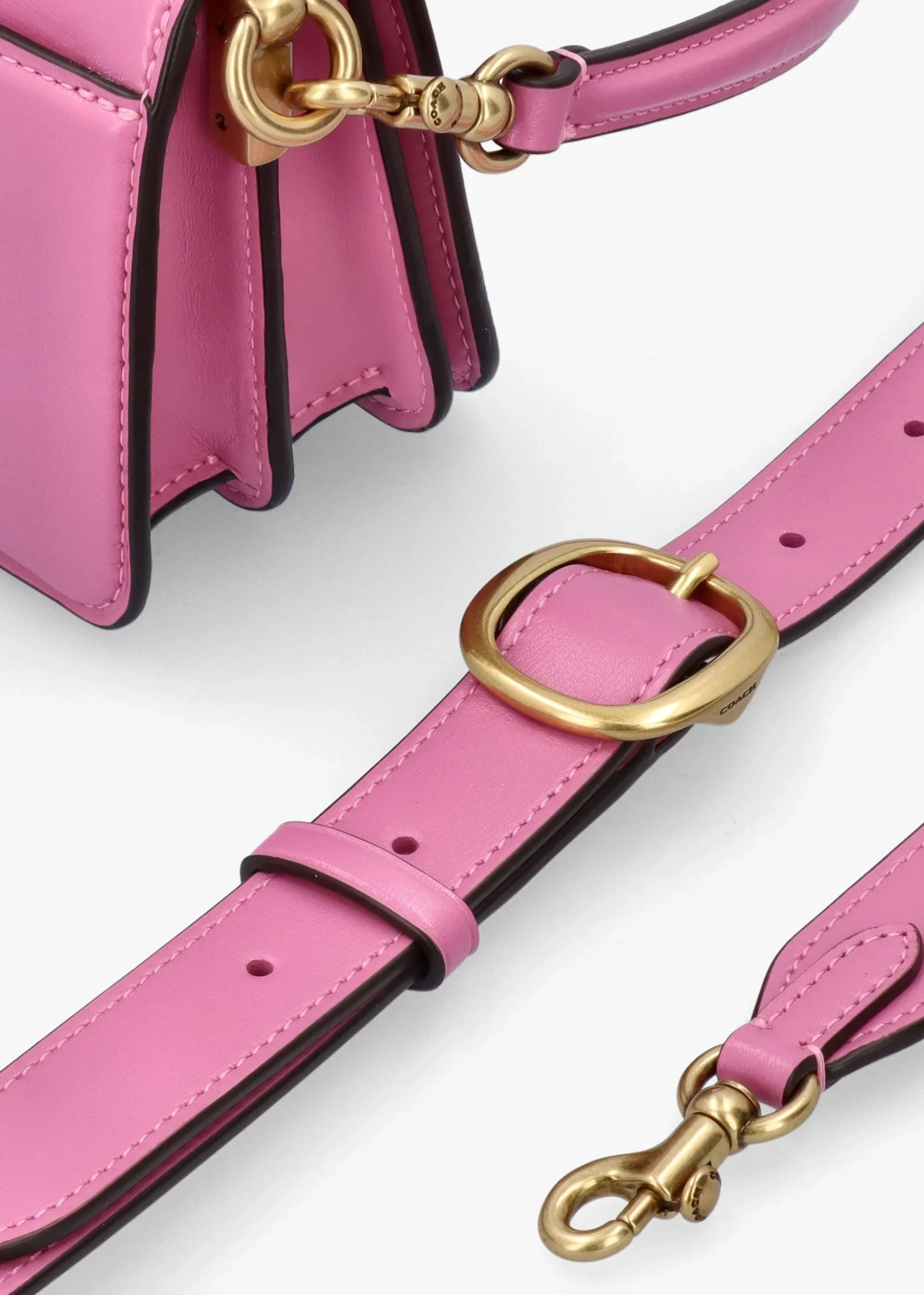 Tabby 20 Fuchsia Leather Shoulder Bag