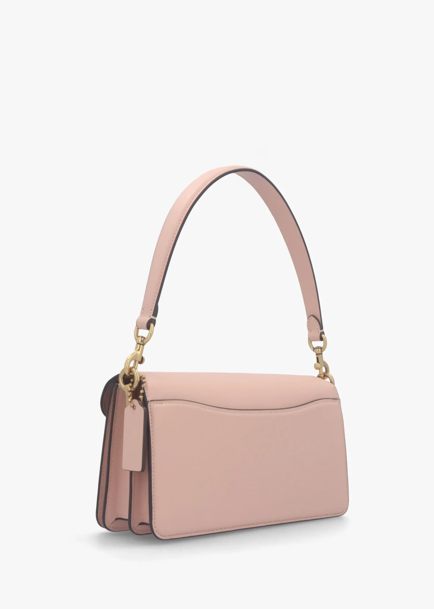 Tabby 26 Hammered Cream Nude Leather Shoulder Bag