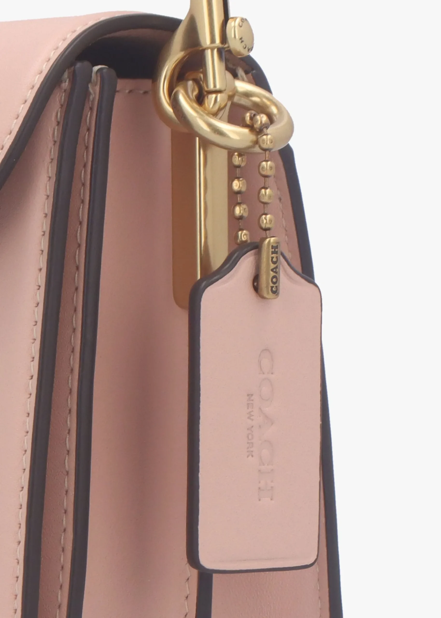 Tabby 26 Hammered Cream Nude Leather Shoulder Bag