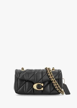 Tabby 20 Quilted Black Leather Shoulder Bag