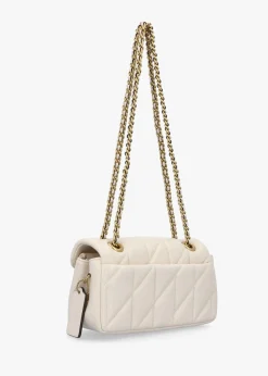 Tabby 20 Quilted Chalk Leather Shoulder Bag