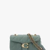 Tabby 20 Quilted Sage Leather Shoulder Bag