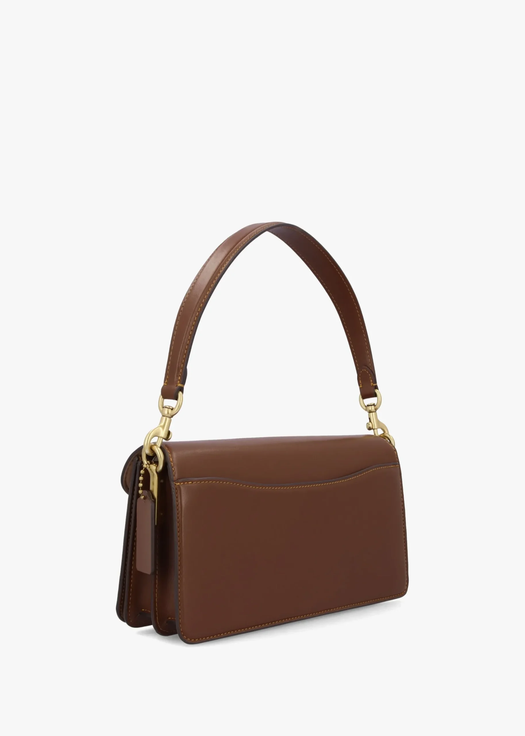 Tabby 26 Signature Coated Canvas Tan Brown Shoulder Bag