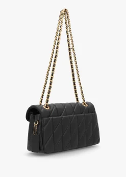 Tabby Quilted 26 Black Leather Shoulder Bag