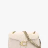 Tabby Quilted 26 Chalk Leather Shoulder Bag