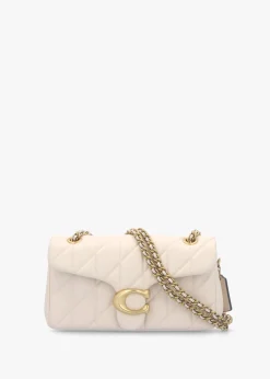 Tabby Quilted 26 Chalk Leather Shoulder Bag