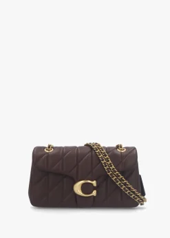 Tabby Quilted 26 Maple Leather Shoulder Bag