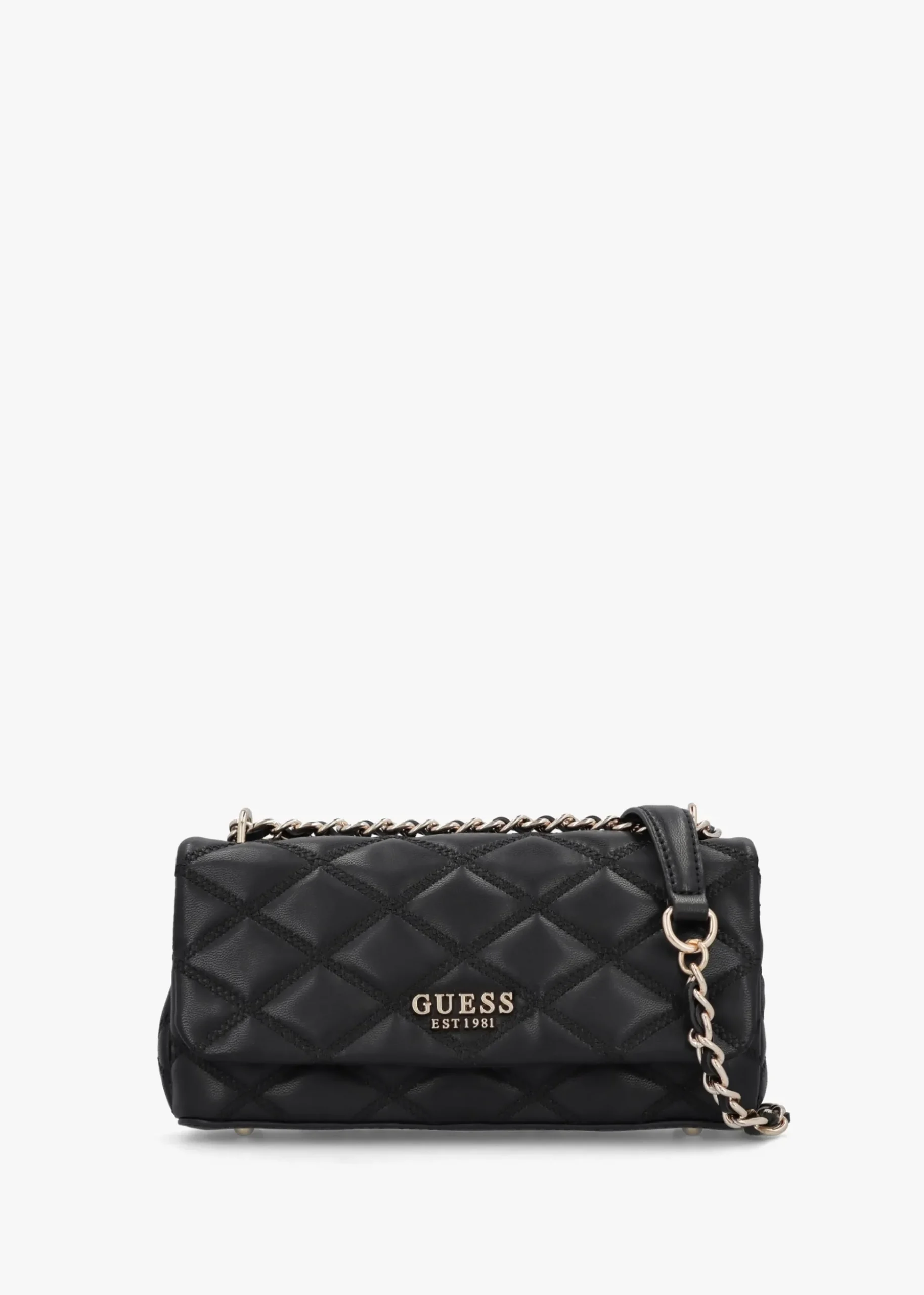 Tamsin Quilted Black Cross-Body Bag