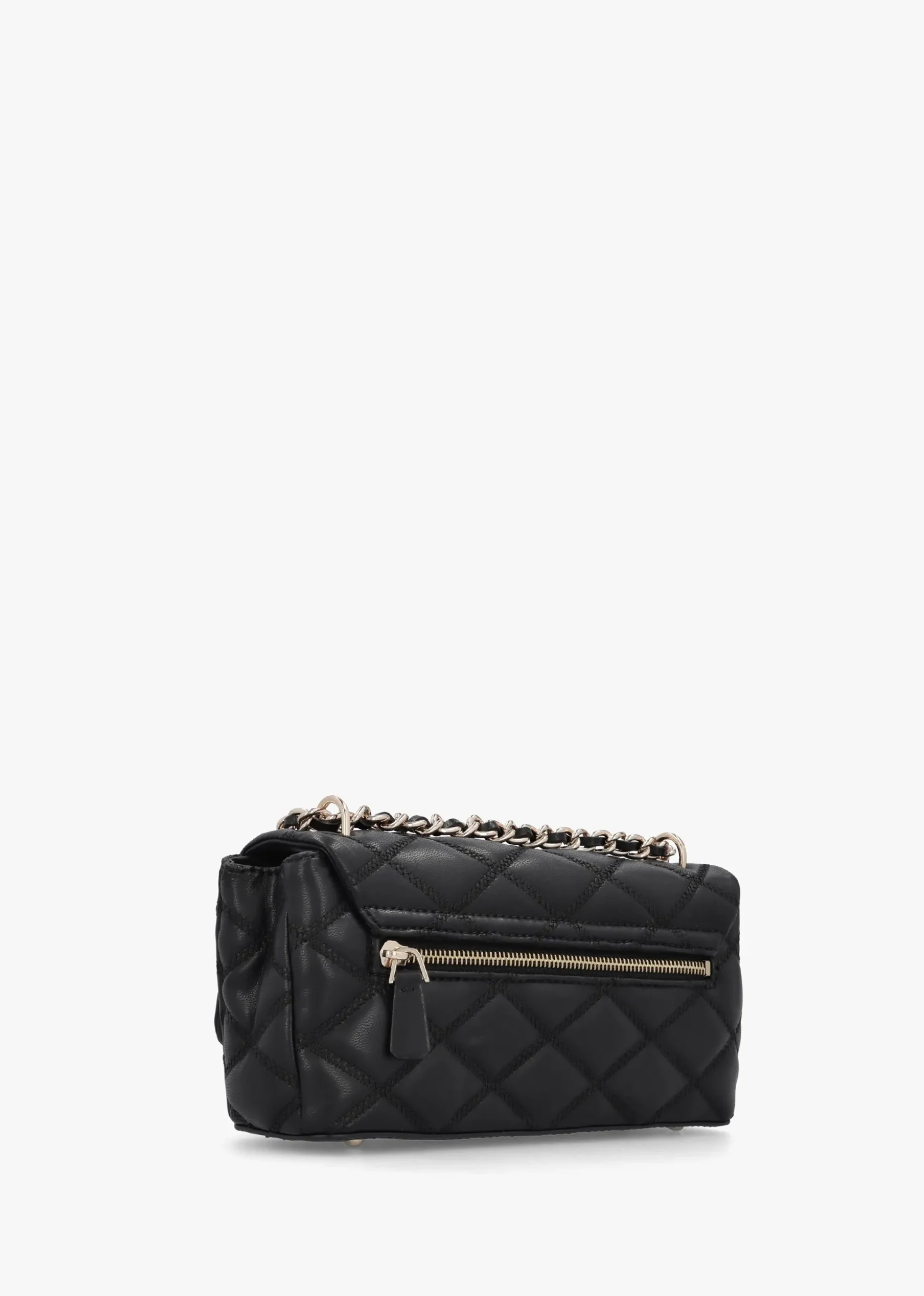 Tamsin Quilted Black Cross-Body Bag