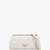 Tamsin Quilted Off White Cross-Body Bag