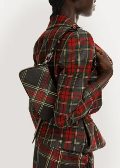 Tasha Chelsea Tartan Multicoloured Shoulder Phone Bag