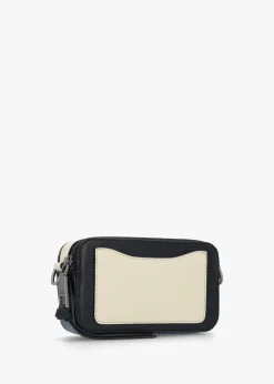 The Cheetah Haircalf Snapshot Black Multi Leather Camera Bag