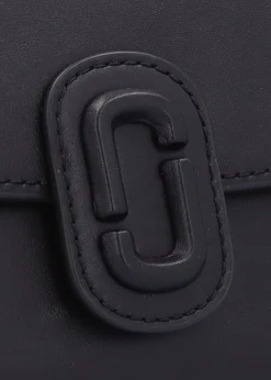 The Clover Black Leather Shoulder Bag