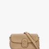 The Clover Camel Leather Shoulder Bag