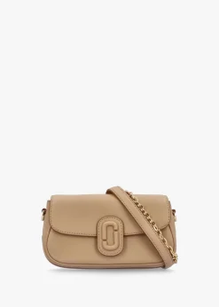 The Clover Camel Leather Shoulder Bag