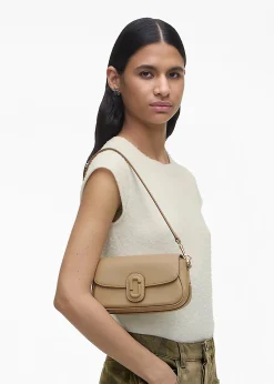 The Clover Camel Leather Shoulder Bag