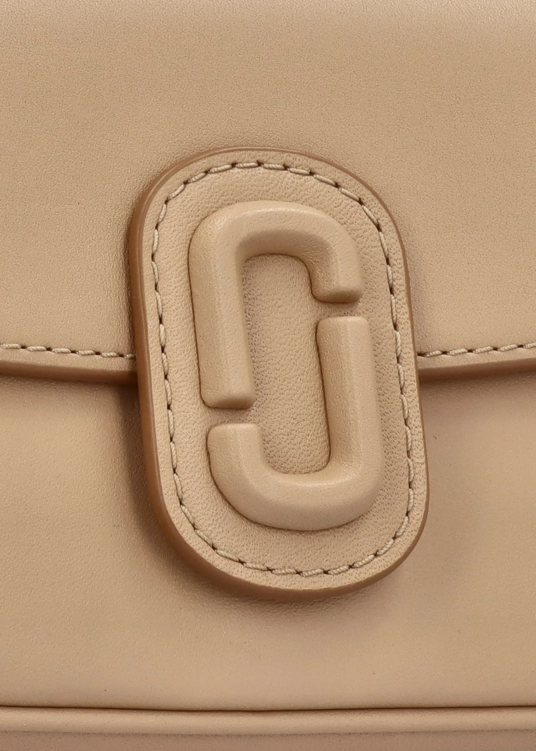 The Clover Camel Leather Shoulder Bag