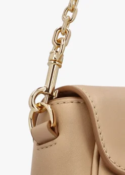 The Clover Camel Leather Shoulder Bag