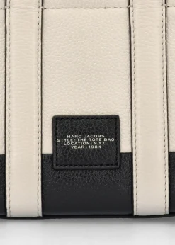The Colorblock Leather Ivory Multi Cross-Body Tote Bag