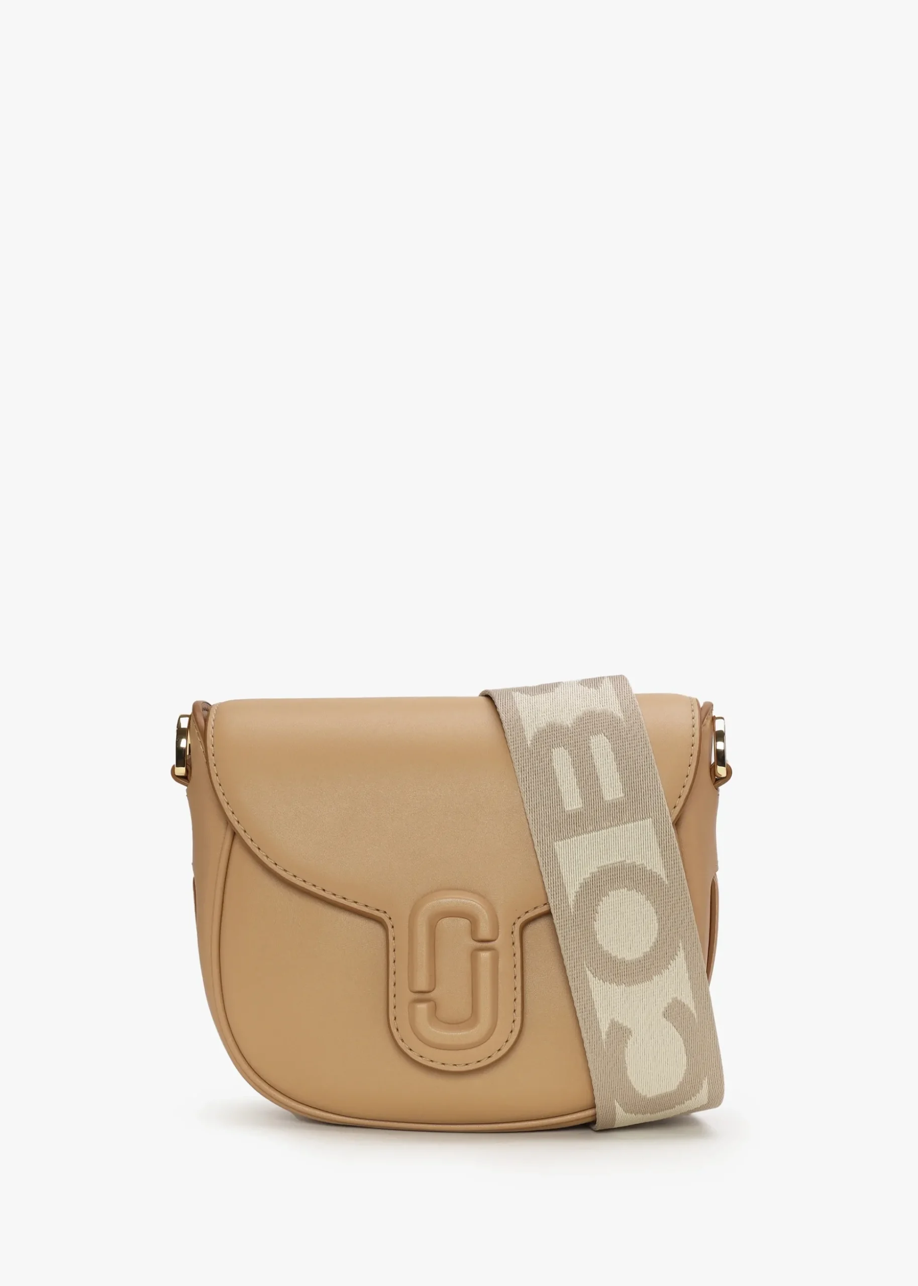 The Covered J Marc Camel Leather Saddle Bag