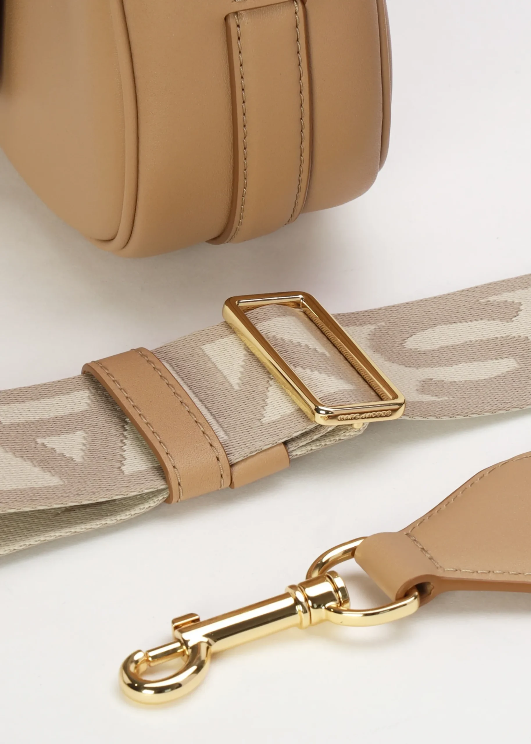The Covered J Marc Camel Leather Saddle Bag