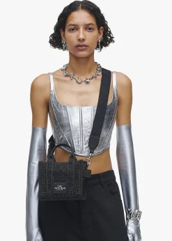 The Crystal Canvas Black Cross-Body Bag