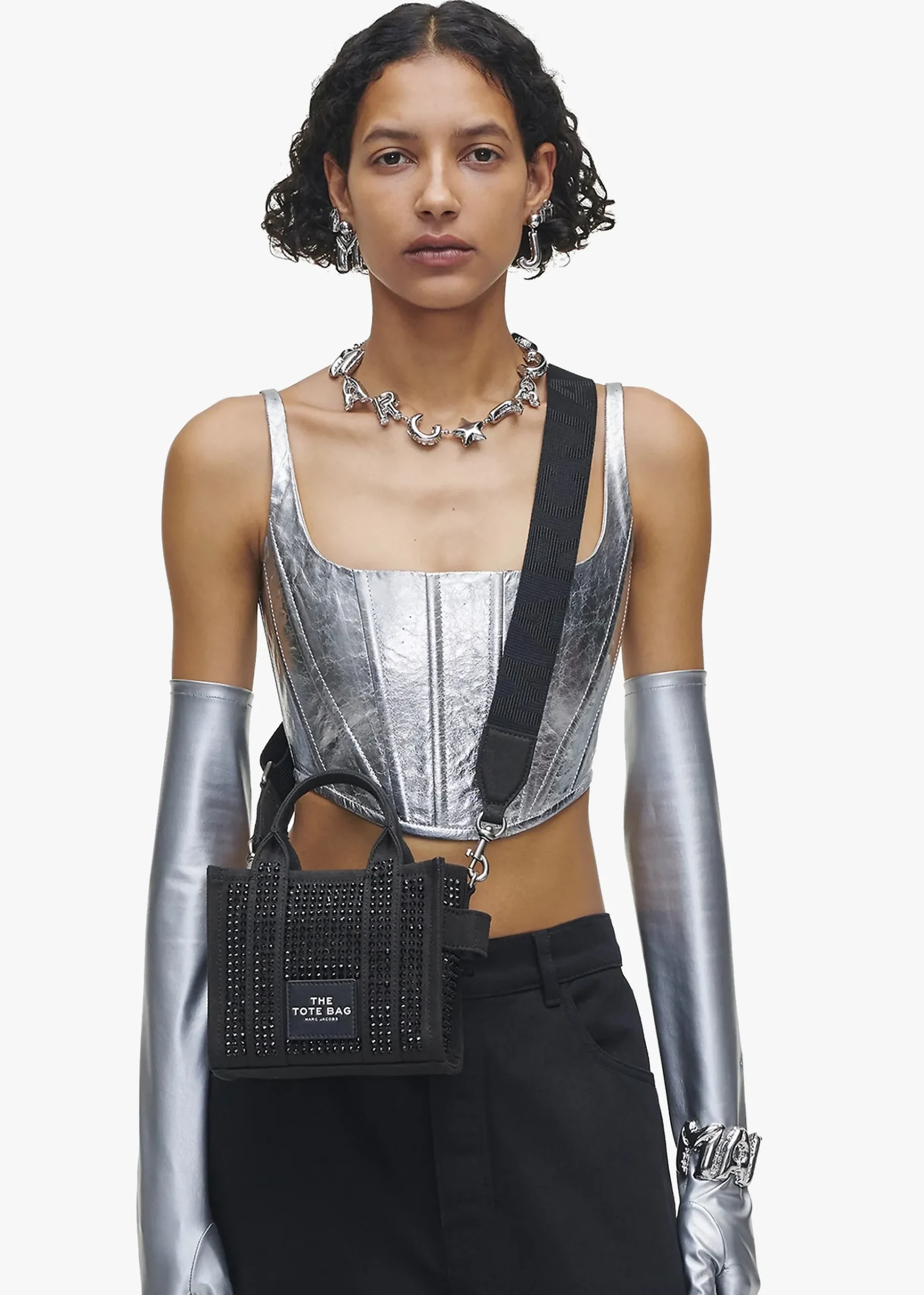 The Crystal Canvas Black Cross-Body Bag