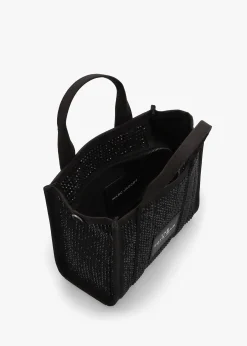The Crystal Canvas Small Black Tote Bag