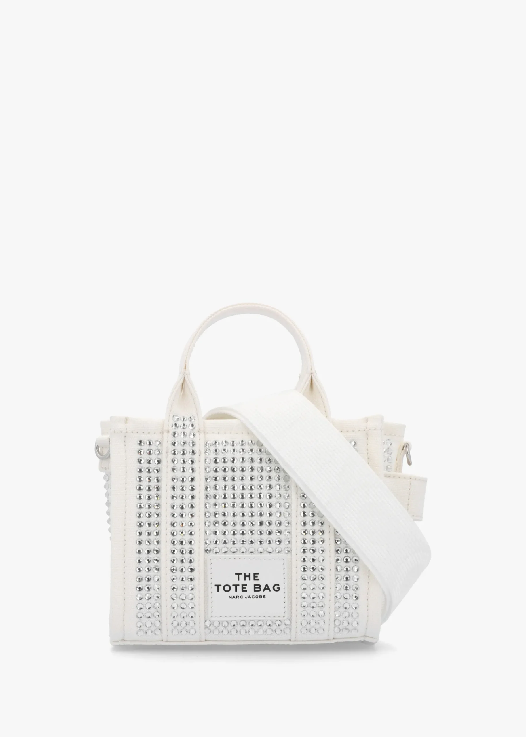 The Crystal Canvas White Cross-Body Bag