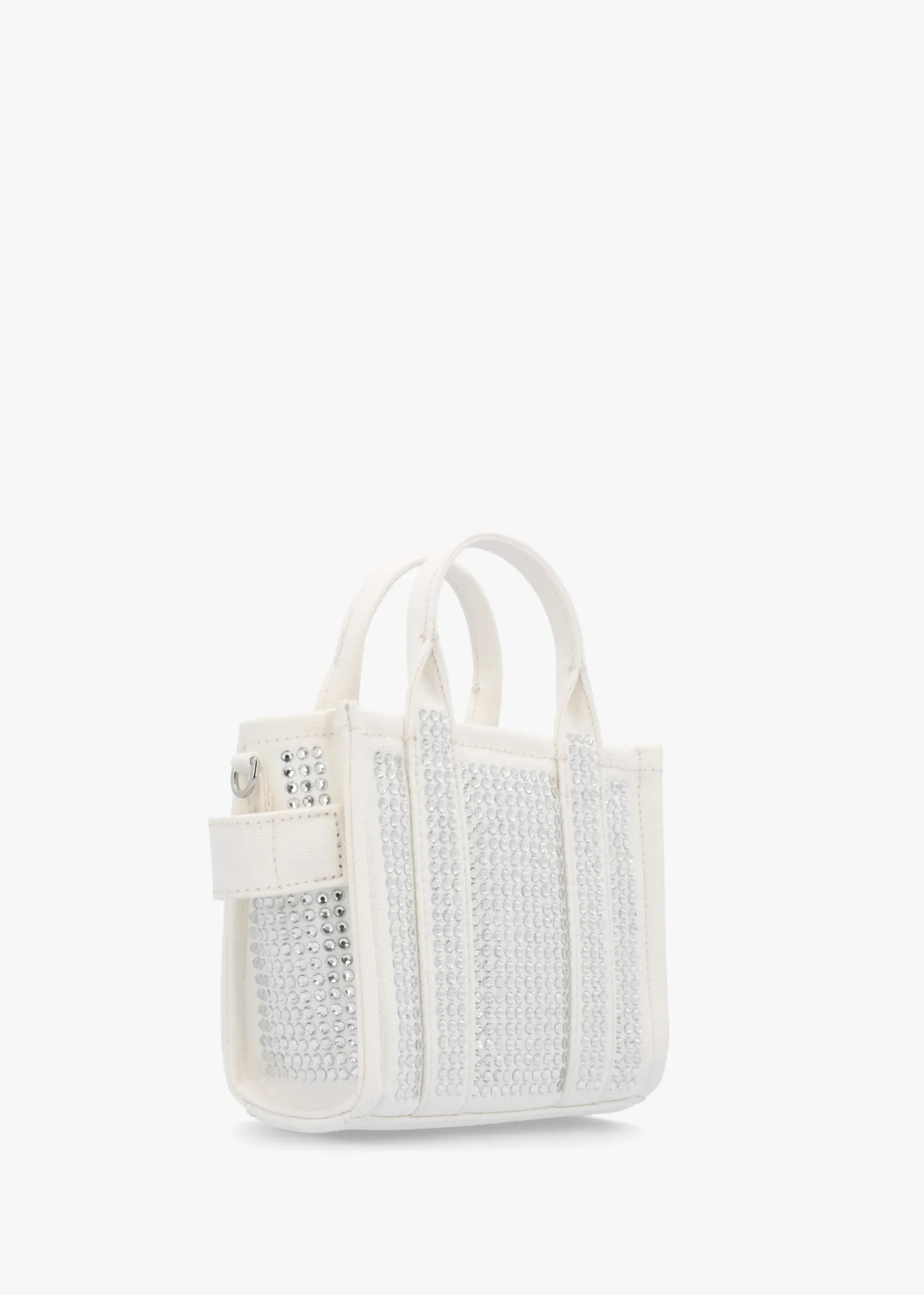 The Crystal Canvas White Cross-Body Bag