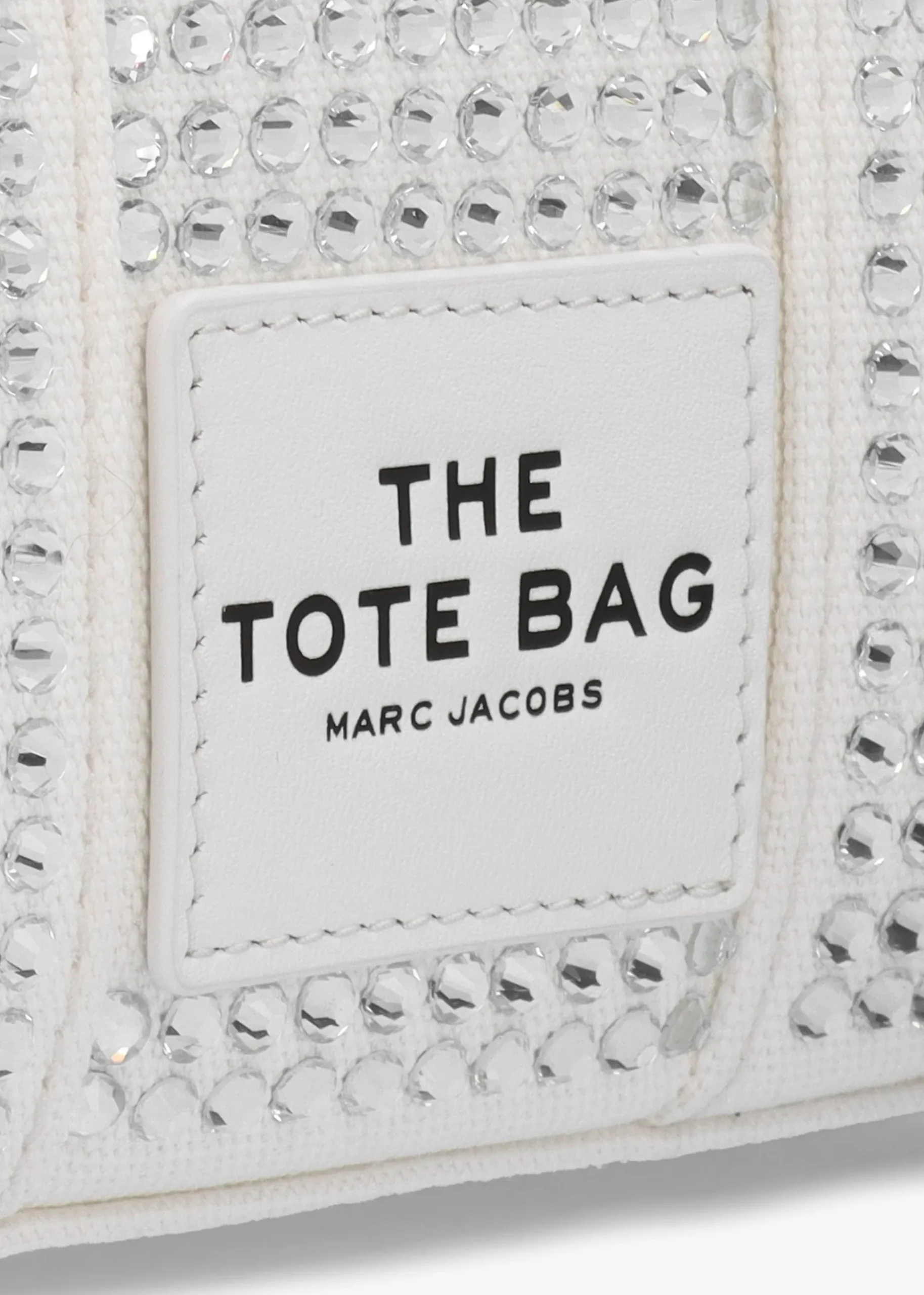 The Crystal Canvas White Cross-Body Bag