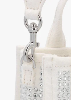 The Crystal Canvas White Cross-Body Bag